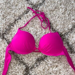 Victoria's Secret Hot Pink Bikini Top